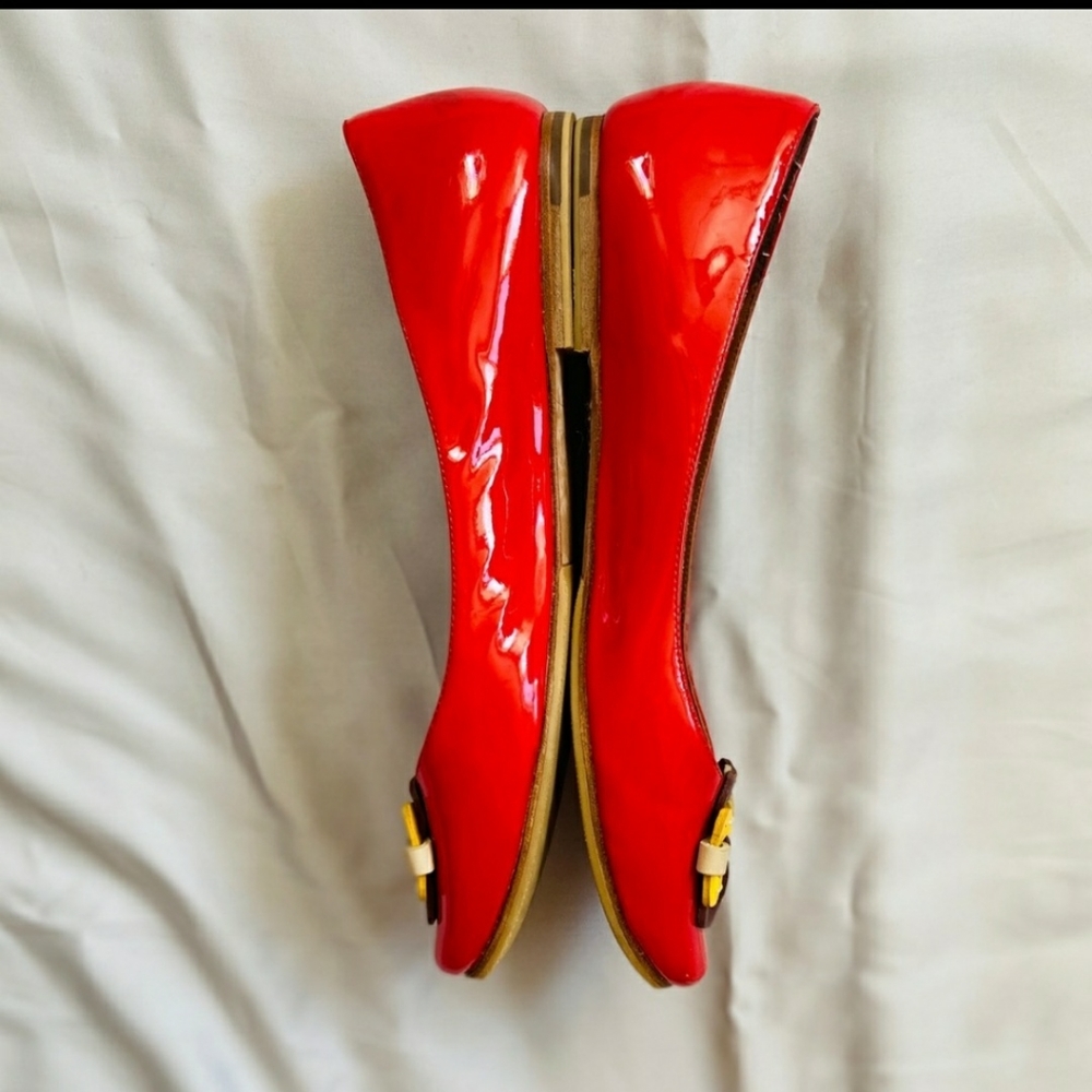 AUTHENTIC CELINE red patent flats : size 36.5 - Picture 7 of 7